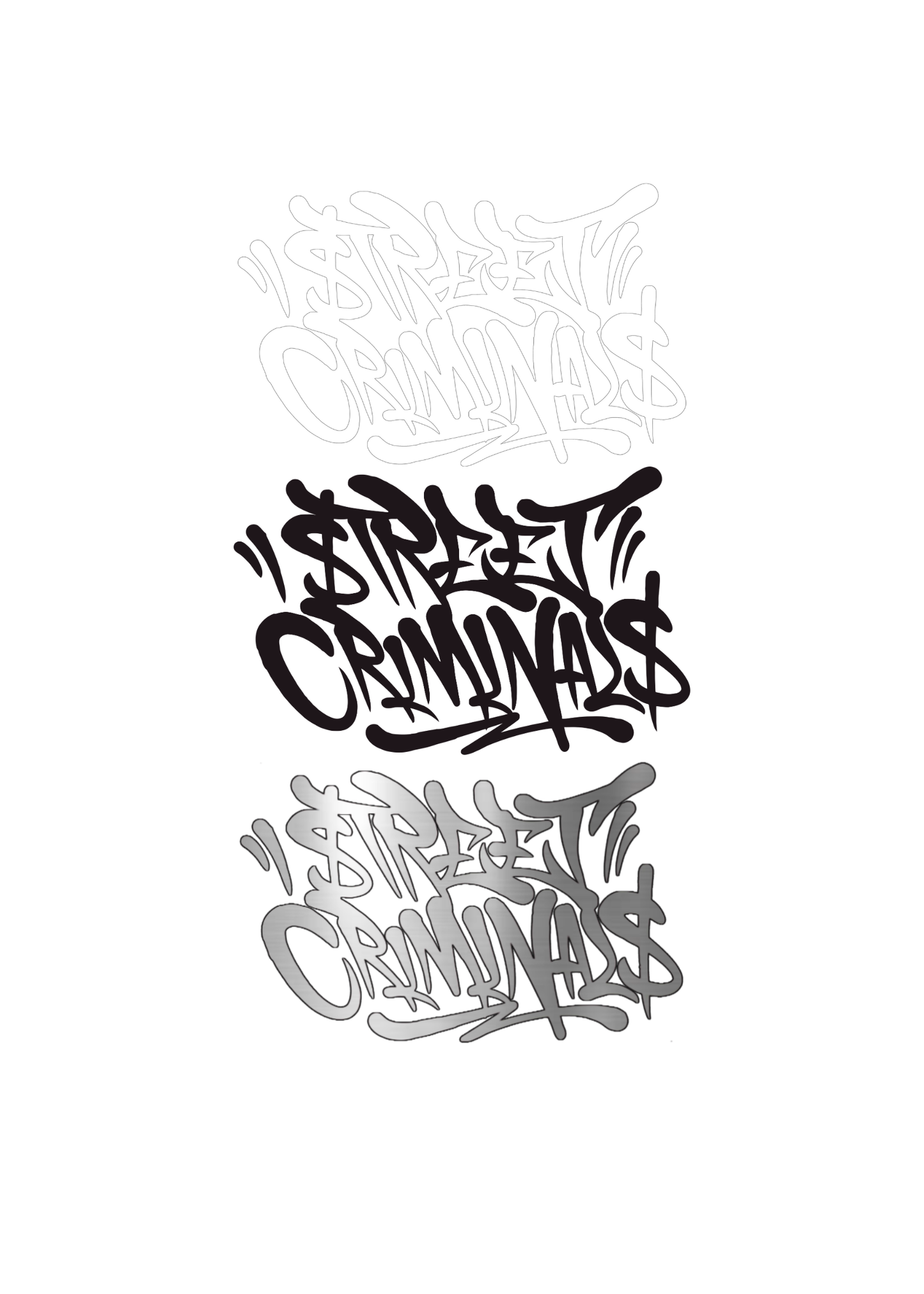 "$TREET CRIMINAL$" DECALS